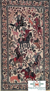 Shikargah Fine Oriental Handmade Carpet (3x5 ft)