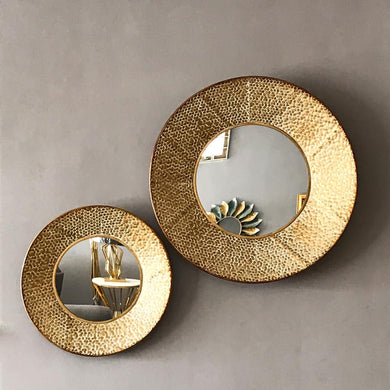 Wall Decorative Mirror Bee Nest Frame (Small)