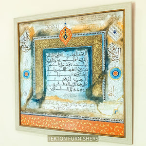 Calligraphy on Canvas.