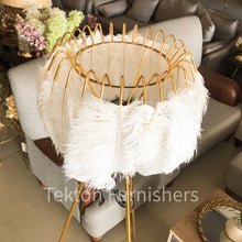 Load image into Gallery viewer, Feathered floor lamp