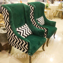 Load image into Gallery viewer, Green Velvet Chairs