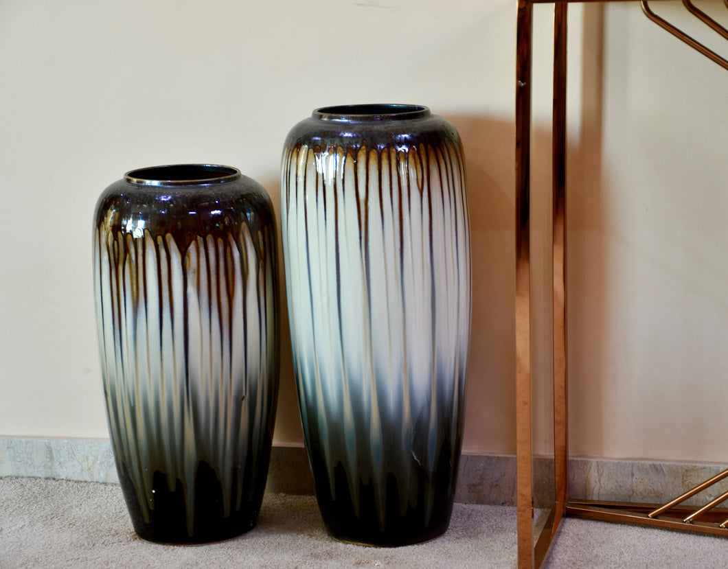 Hand Painted Earthen Ware Vase - Small