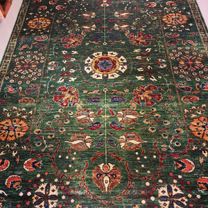 Afghan Suzani Green