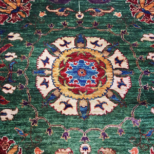 Afghan Suzani Green