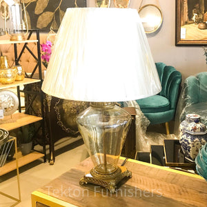 Modern Glass Table Lamps (Pair)